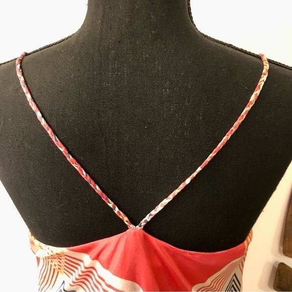 Jenny Han 100% Silk Halter Swing Dress - Picture 5 of 15